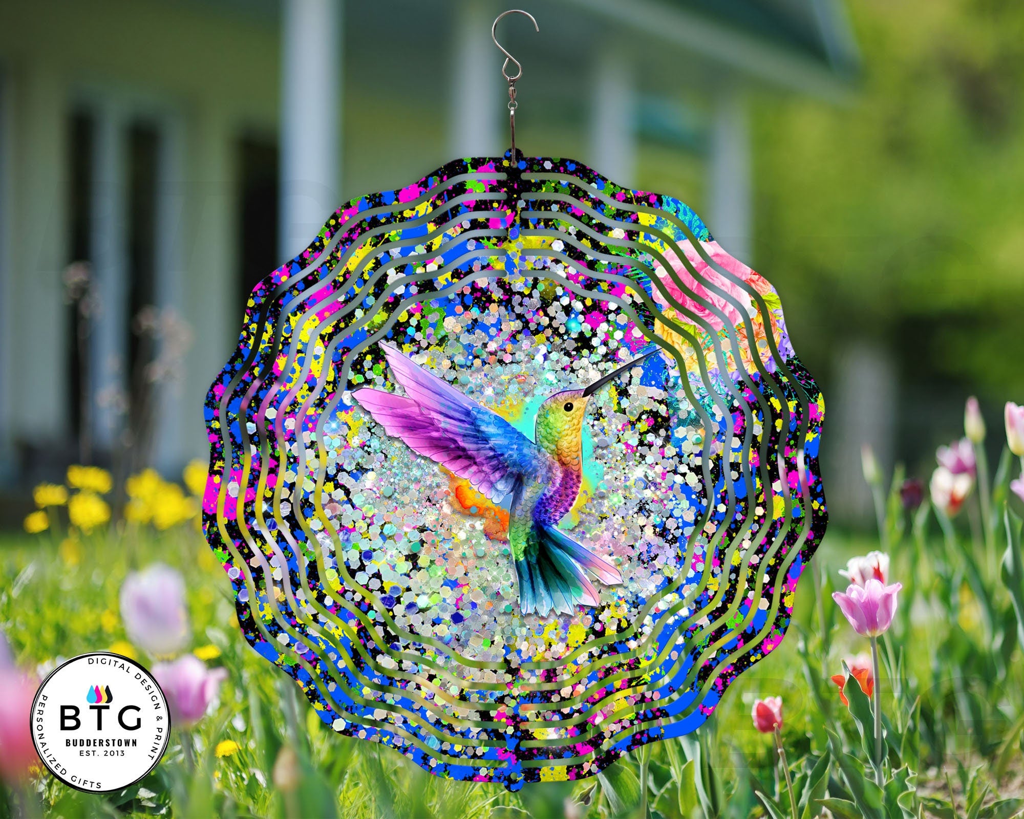 Hummingbird Wind Spinner – Budderstown Gifts - BTG