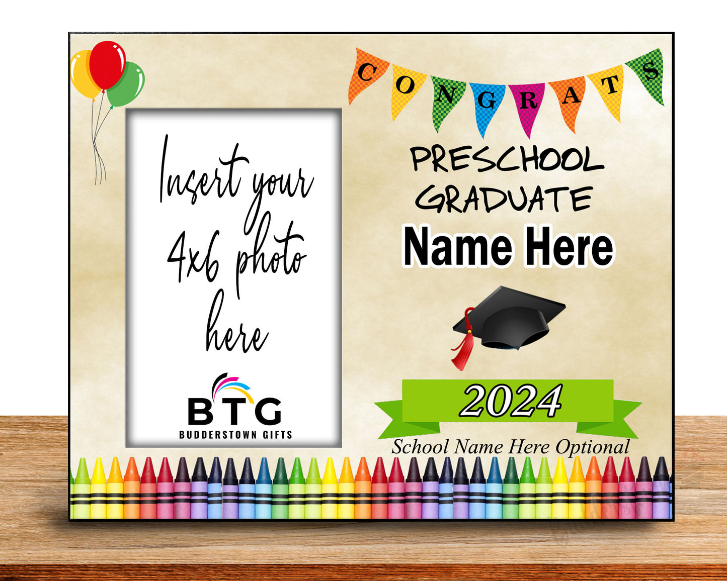 Preschool Graduate Frame - Personalized