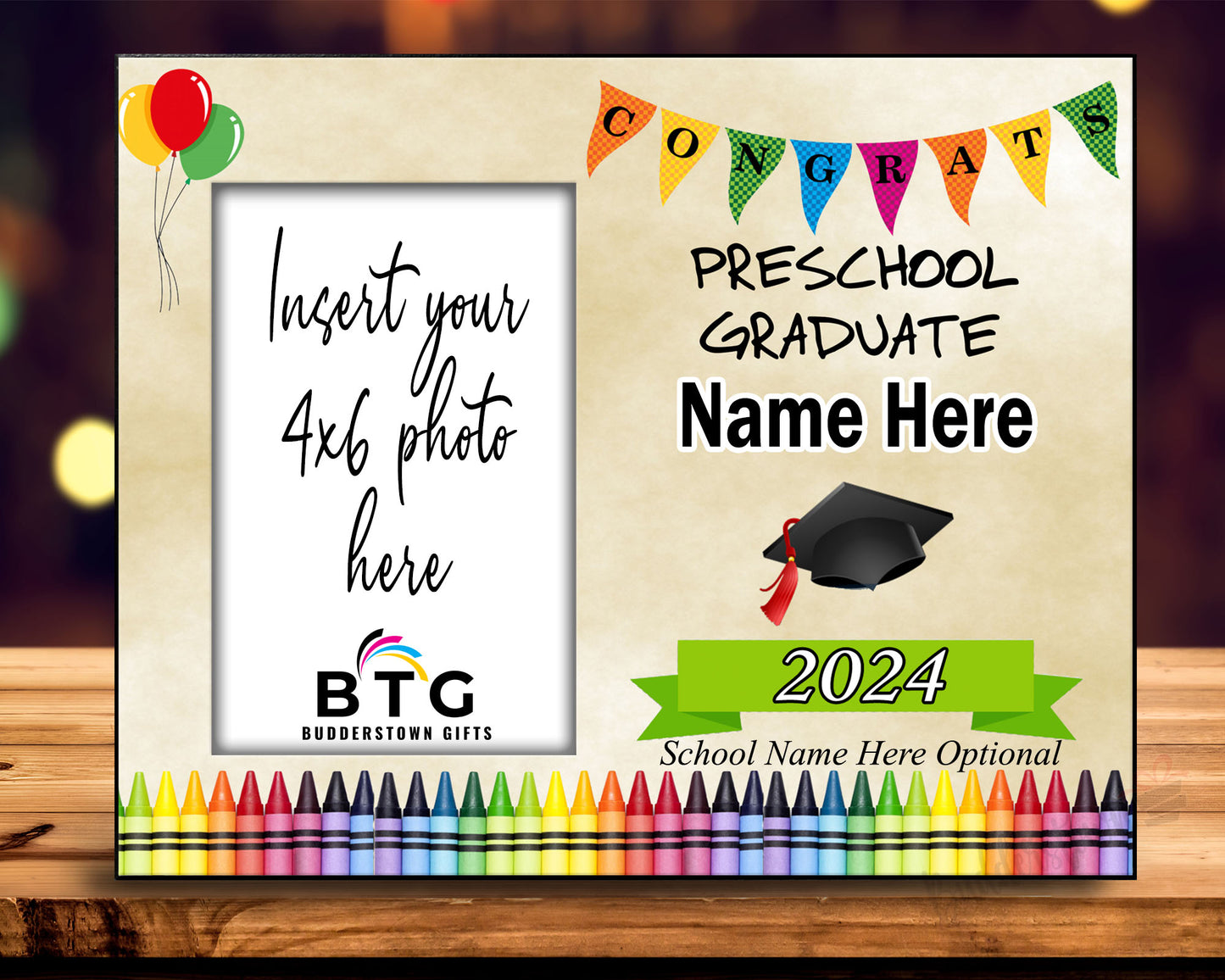 Preschool Graduate Frame - Personalized