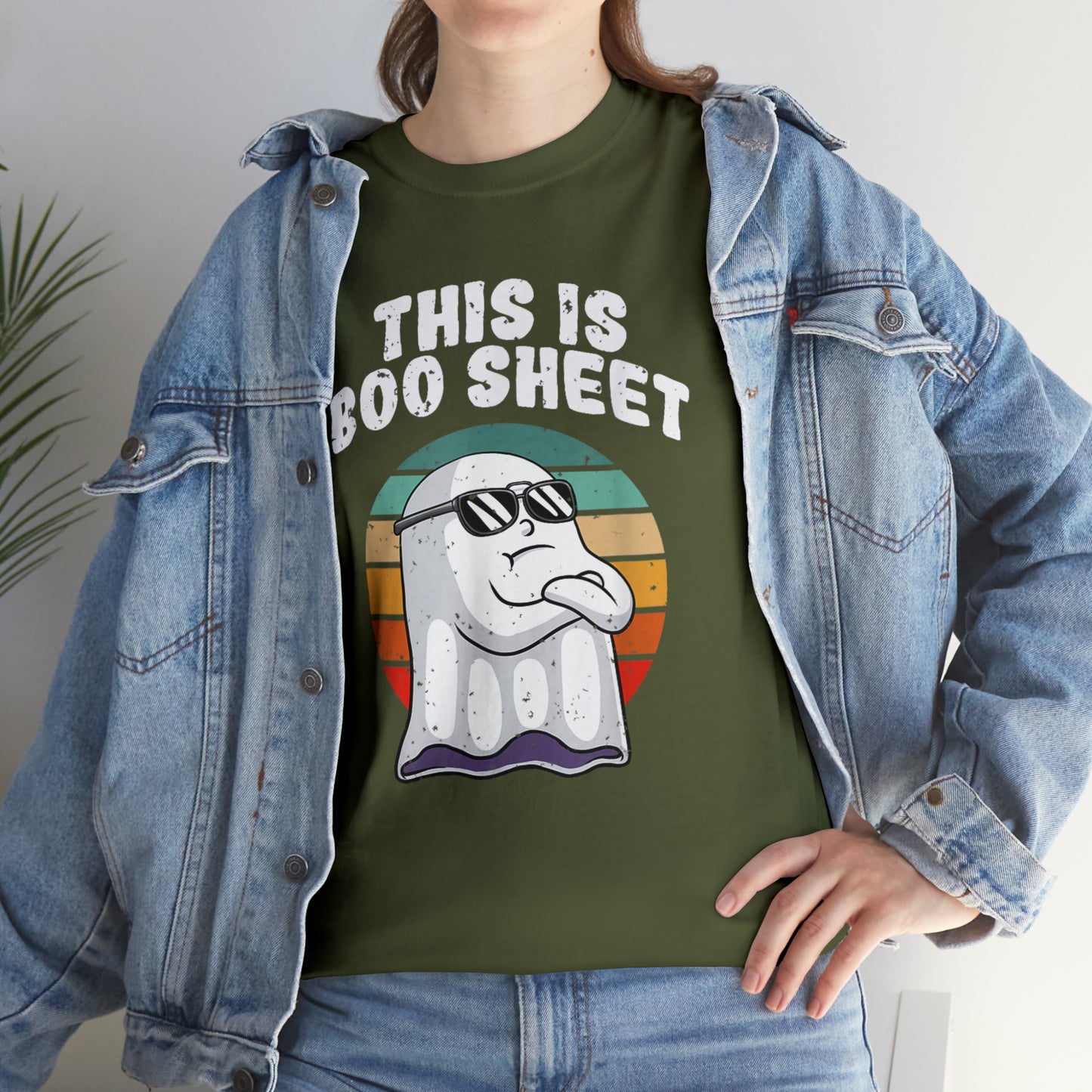 This is Boo Sheet - Halloween Unisex Heavy Cotton Tee