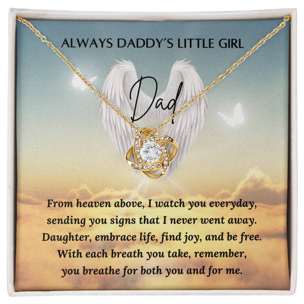 Daddy's Little Girl Necklace - Loss of a Father – Budderstown