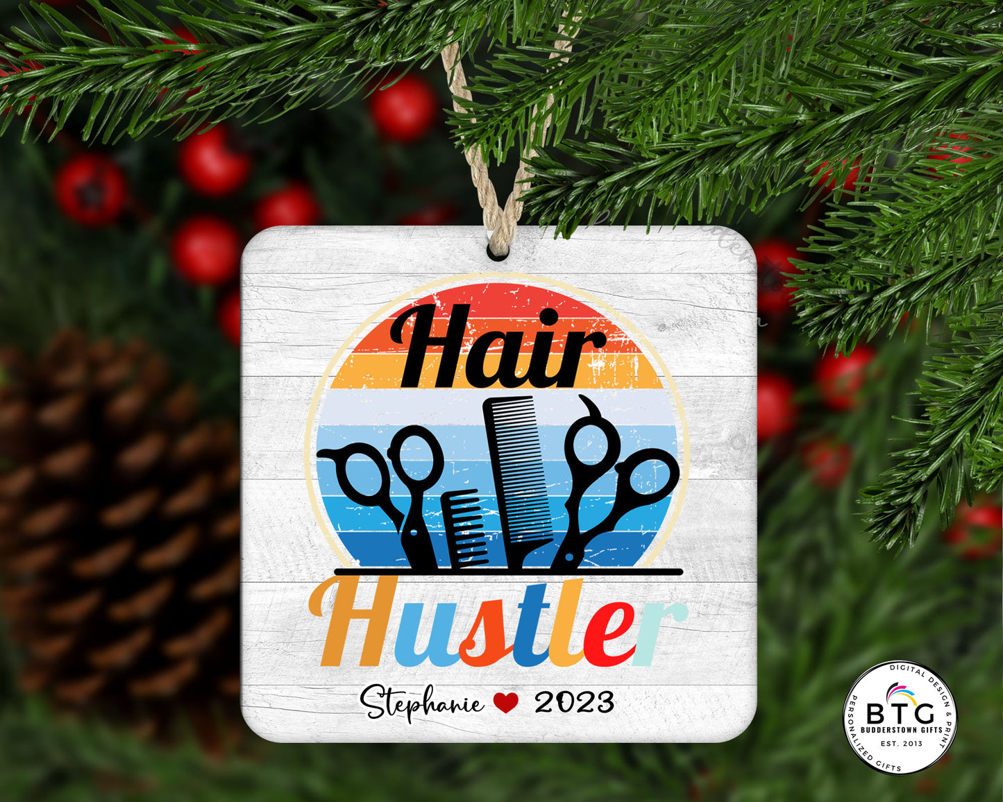 Gift for Hair Stylist - Hairstylist Personalized Ornament -Gift for Hairdresser