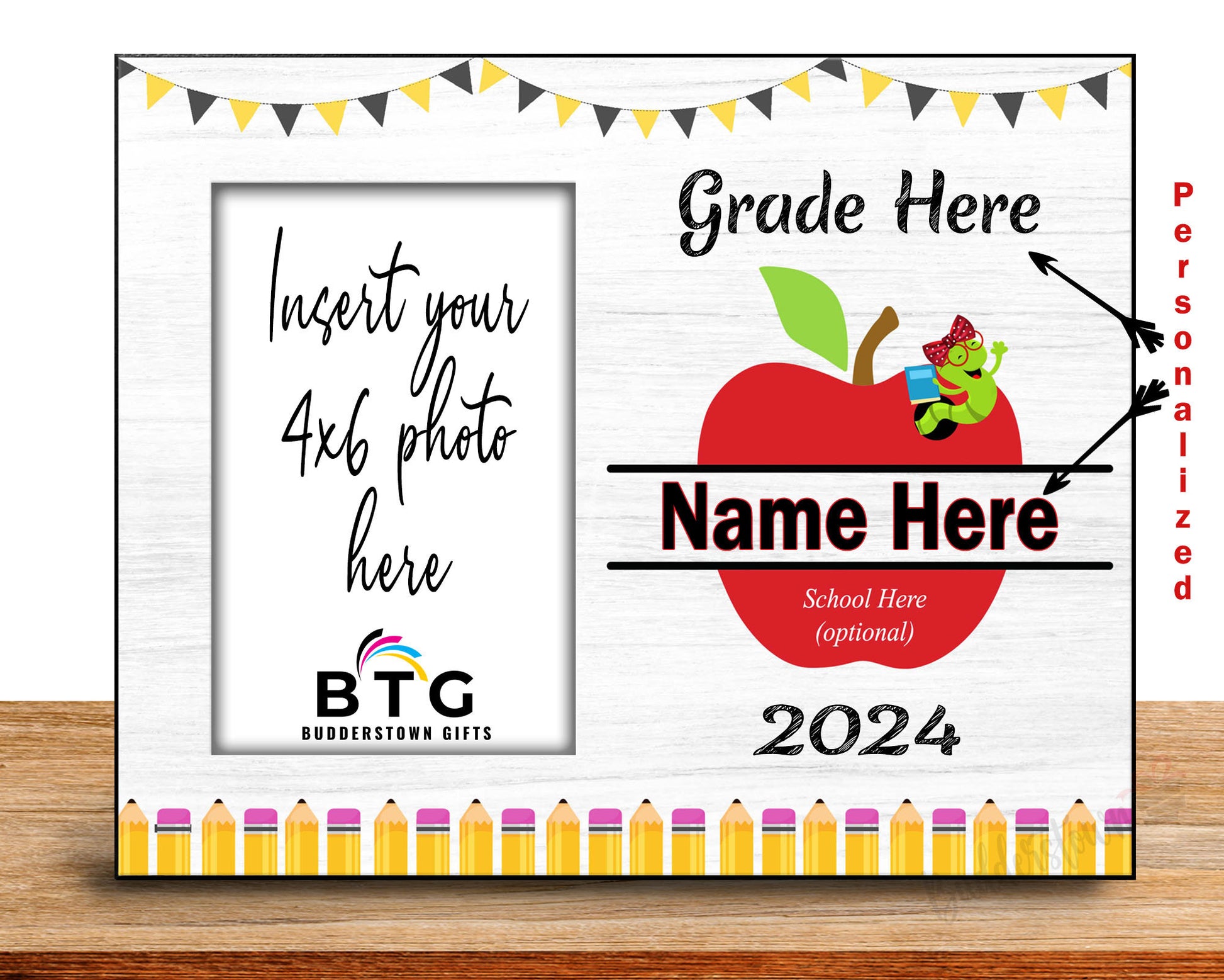 First Grade Frame Personalized Frame