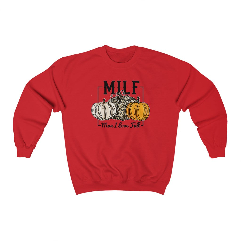 MILF - Man I Love Fall  - Pumpkins Crewneck Sweatshirt