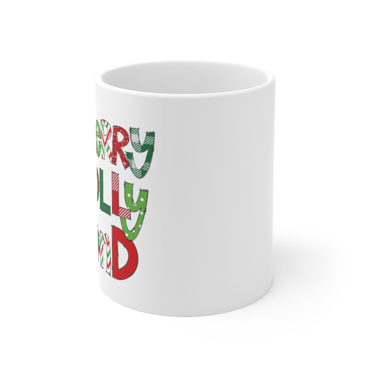 Be Merry Be Jolly Be Kind Ceramic Mug 11oz