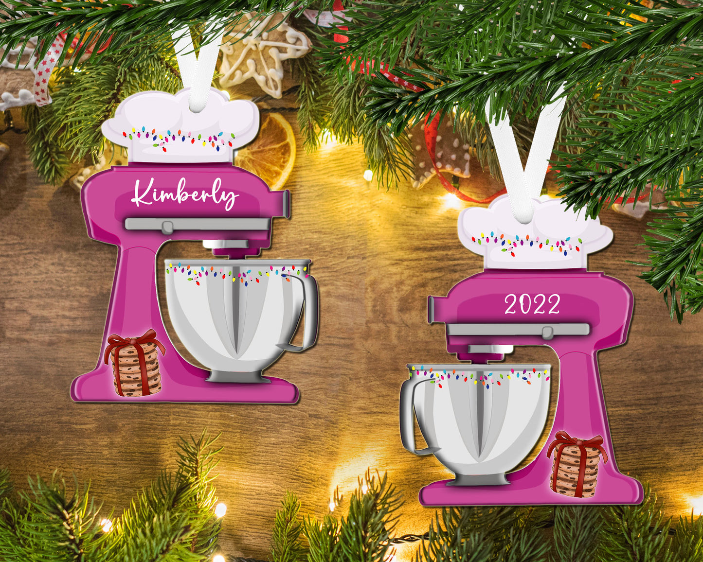 Personalized Stand Mixer - Bakers Ornament - Christmas Ornament for Baker, Christmas Cookies