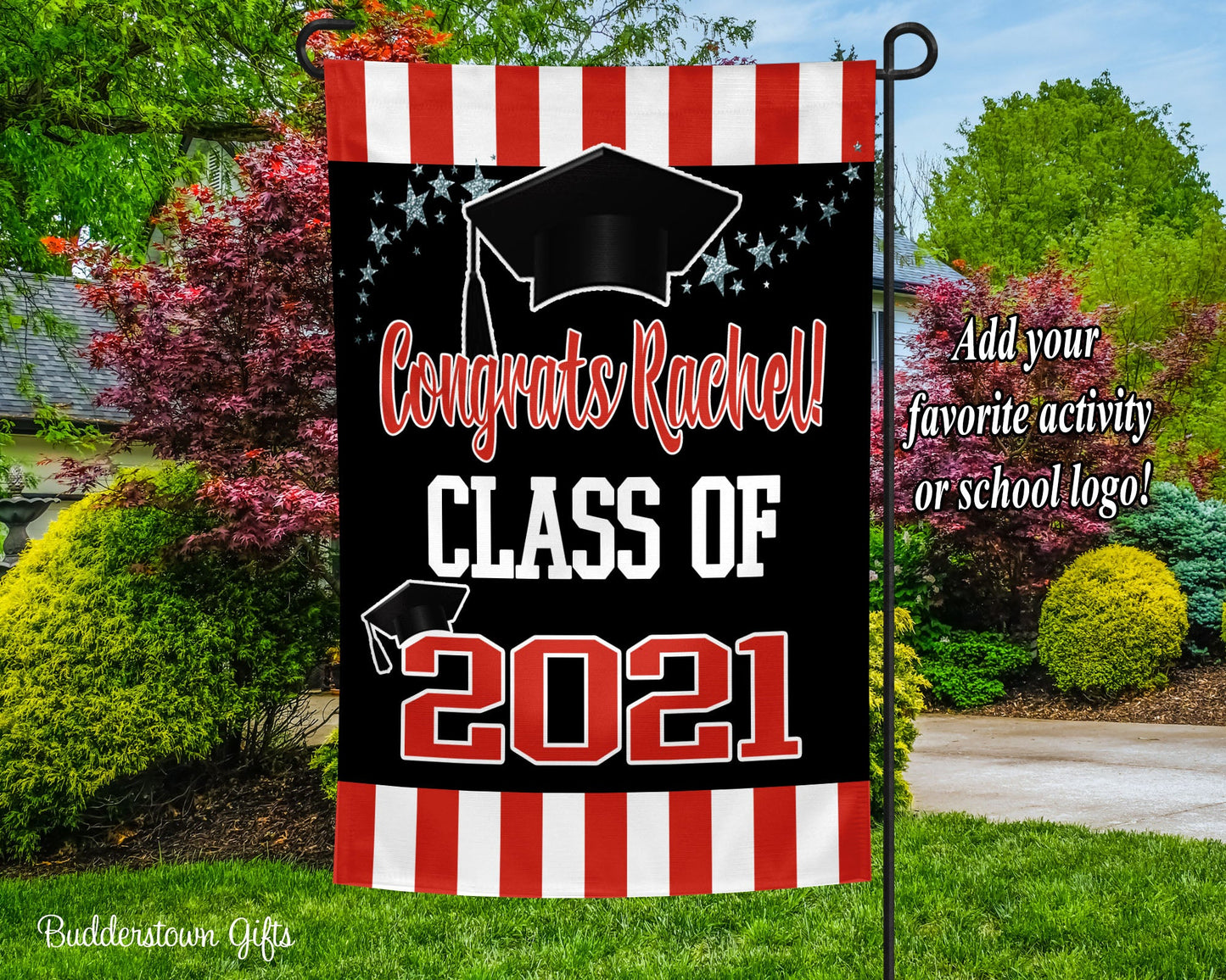 CLASS OF 2023 GARDEN FLAG - Choose Your Colors - Graduation Flag