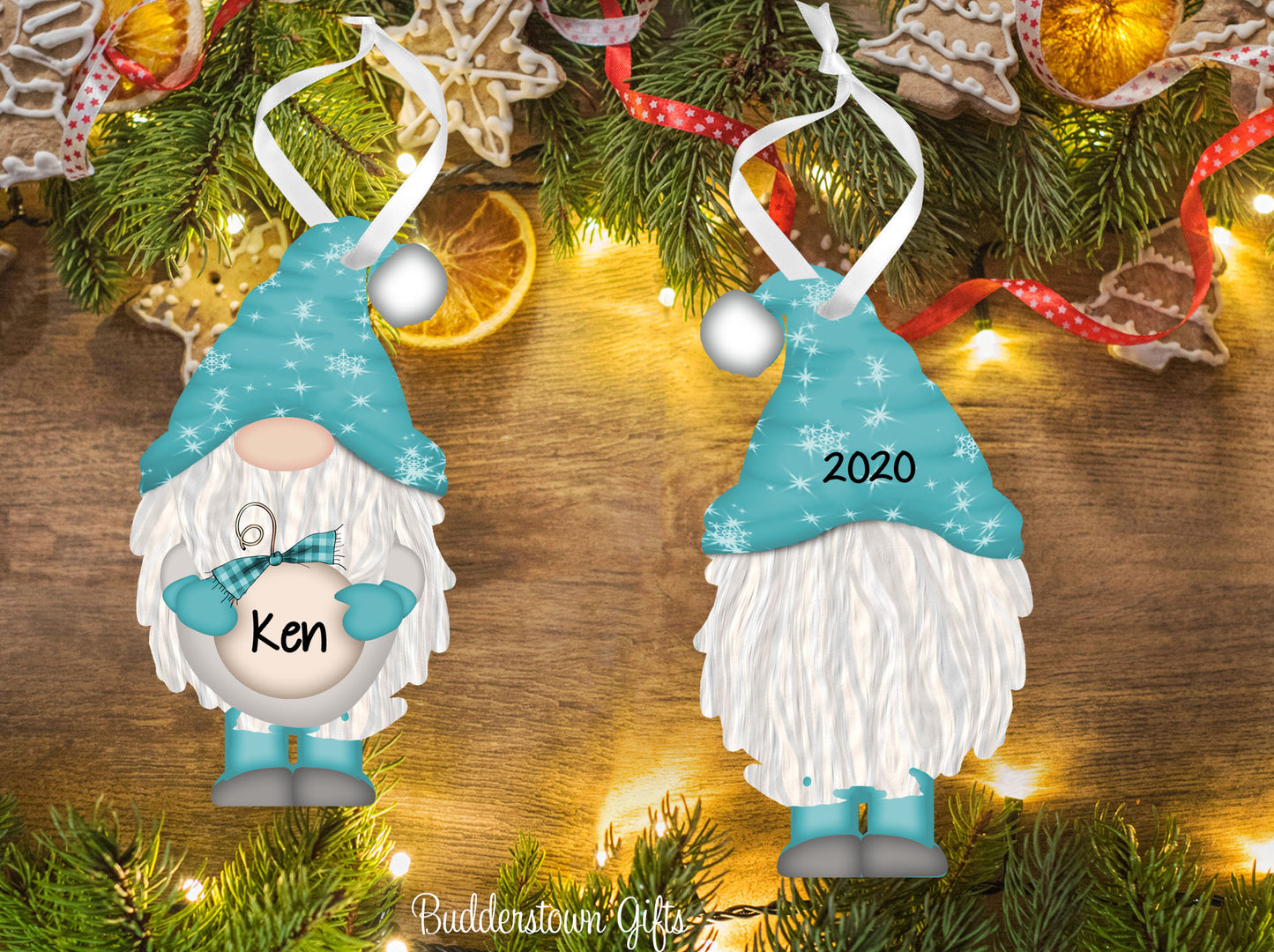 PG Holiday Gnomes / Christmas GNOME Ornaments - with  or without Braids