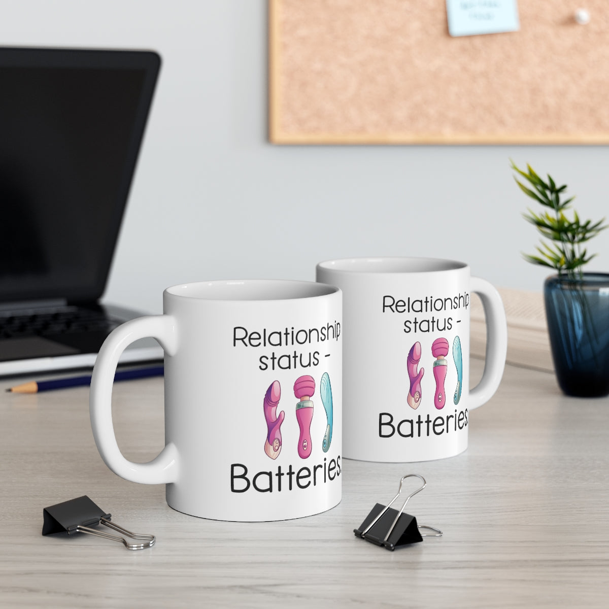 Relationship Status Batteries- Ceramic Mug 11oz