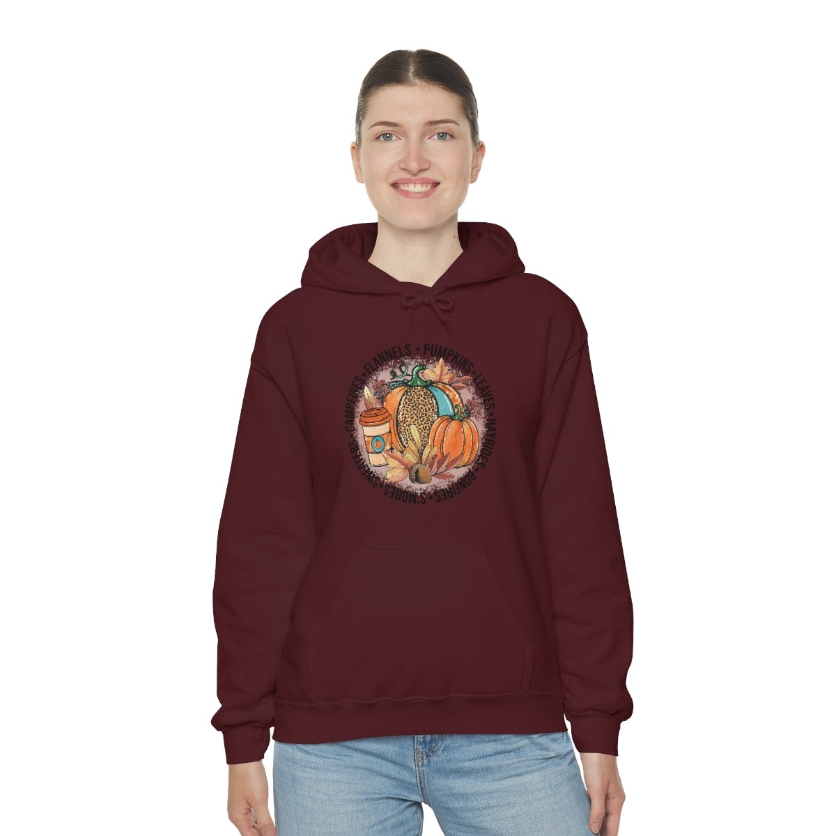 All About Fall Hooded Sweatshirt