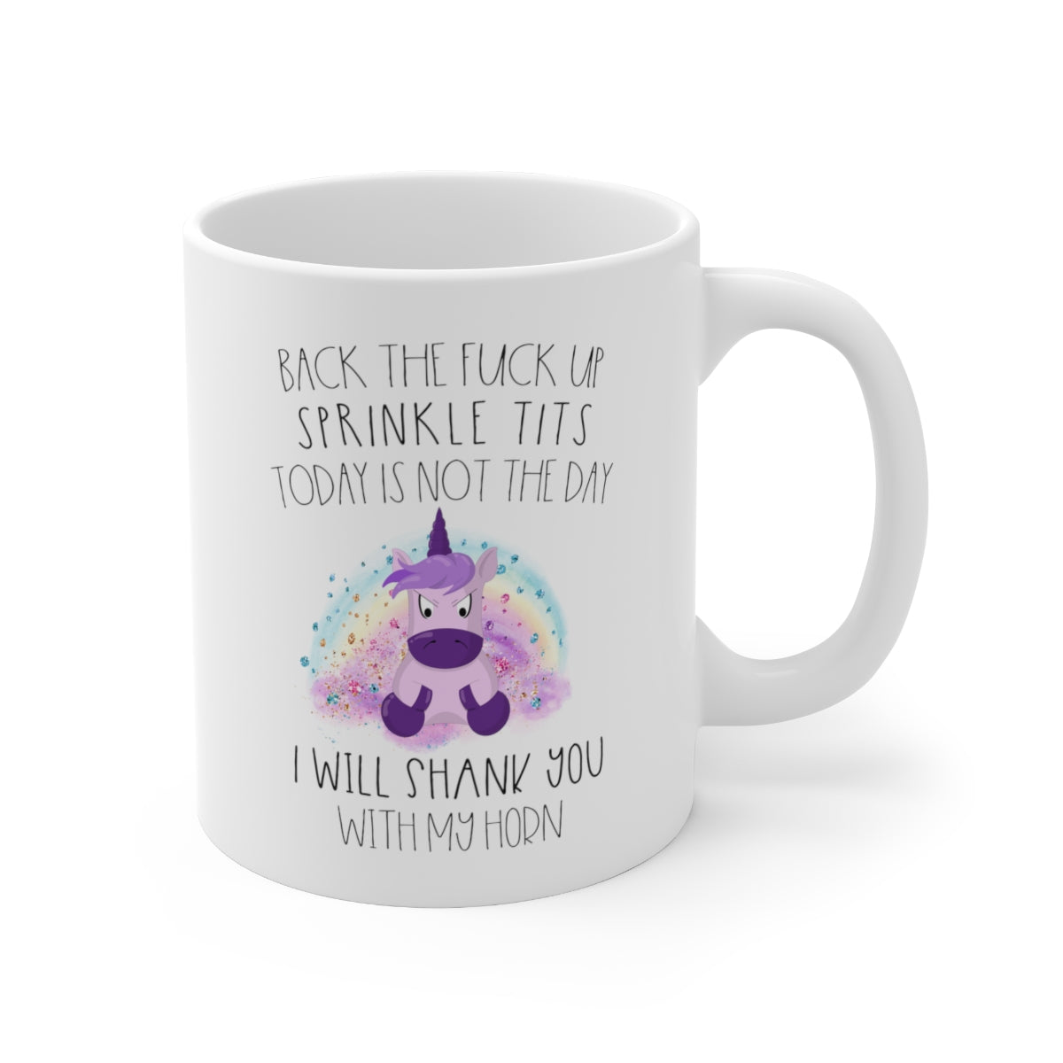 Unicorn Sprinkle Tits - Ceramic Mug 11oz