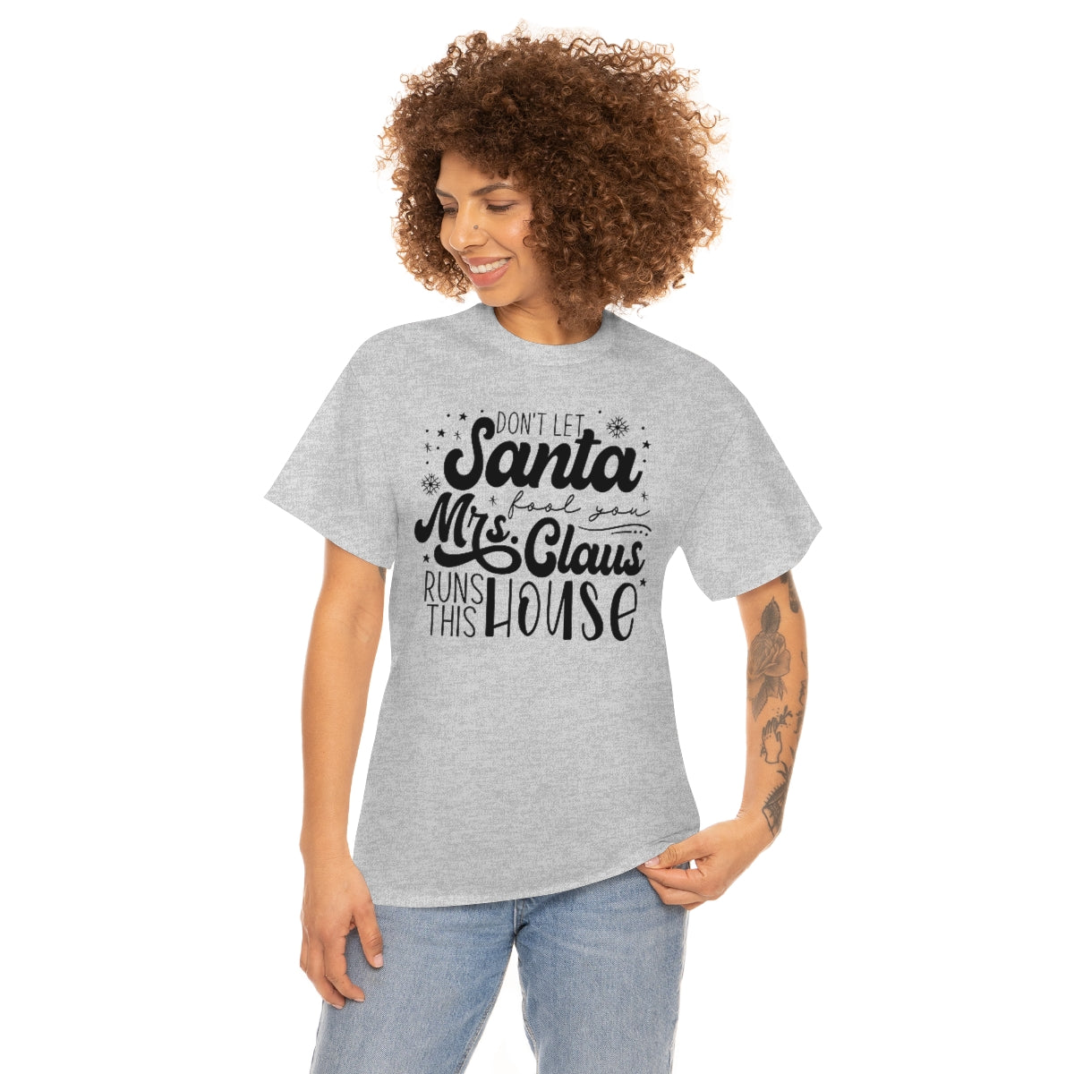 Don't Let Sant Fool You - Unisex Heavy Cotton Tee