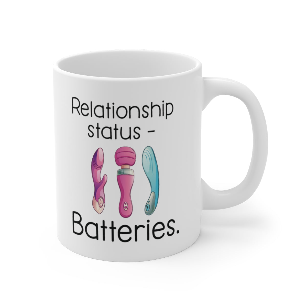 Relationship Status Batteries- Ceramic Mug 11oz