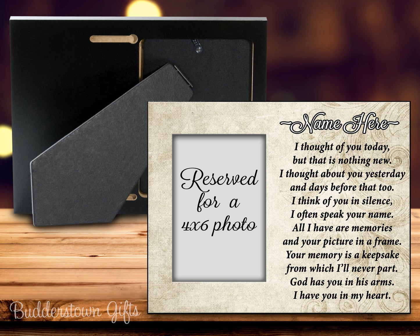 Thought of you today  - Sympathy Frame 8x10