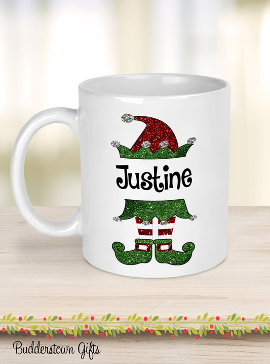Christmas Elf Mugs - Festive and Personalized