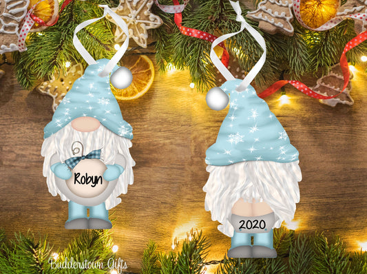 Holiday / Christmas GNOME Ornaments - 4 Color Choices