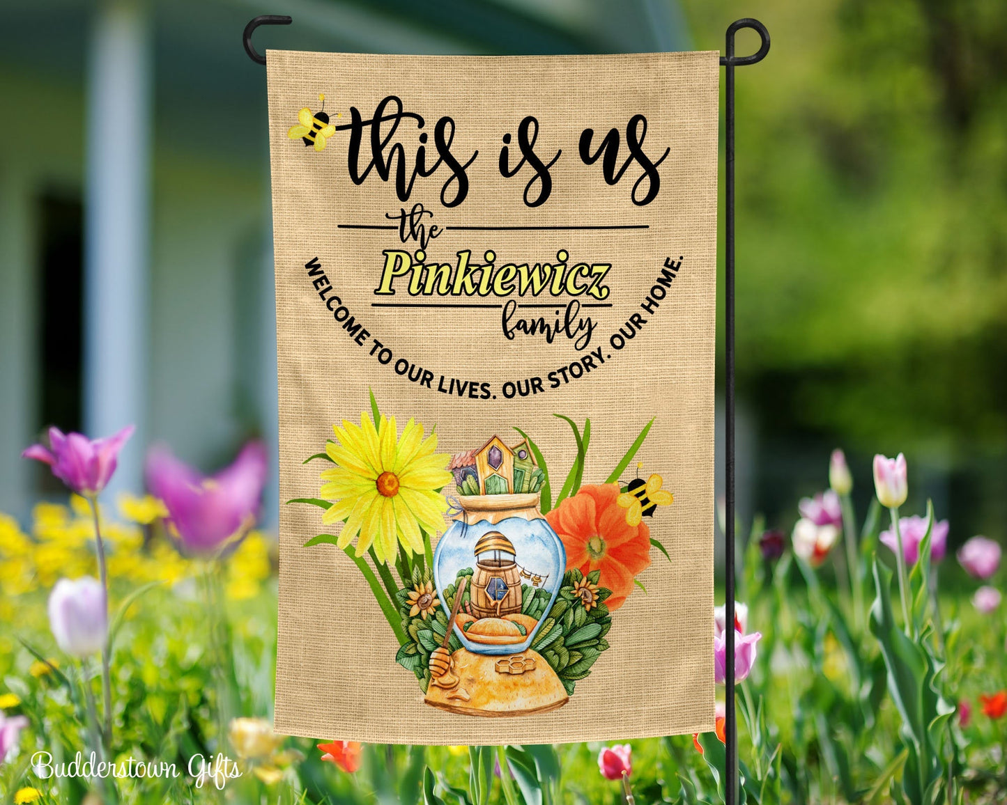 This Is Us - Family - Personalized Garden Flag