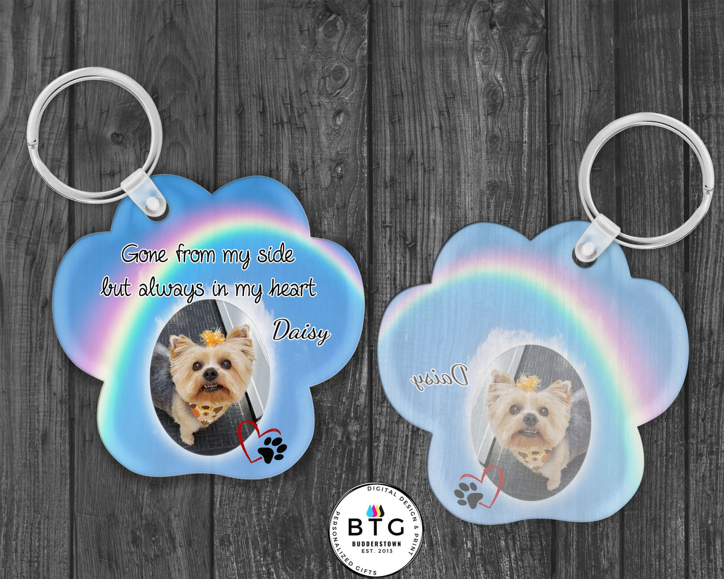 Loss of Pet Keychain - Pet Sympathy Gift