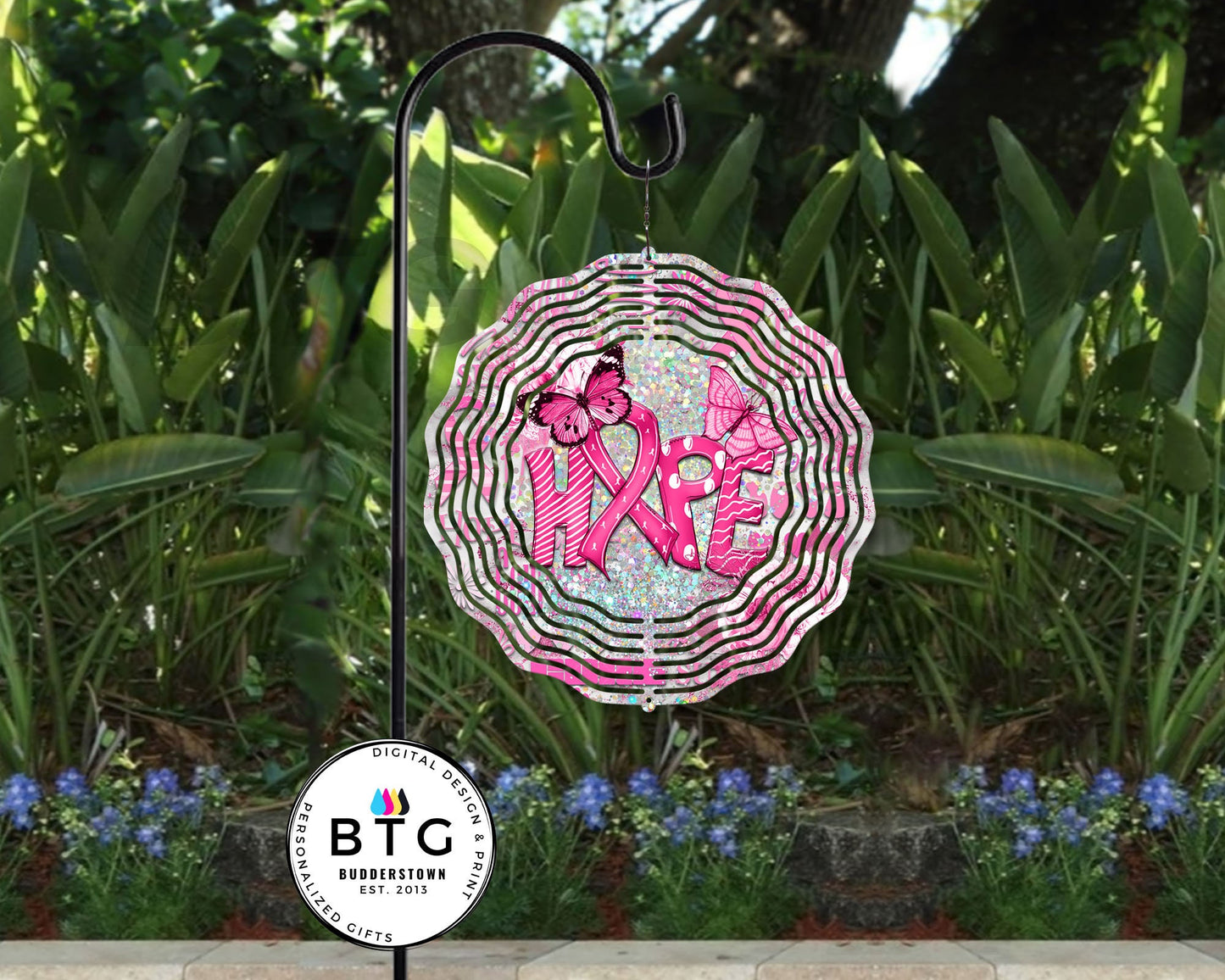 HOPE Breast Cancer Wind Spinner