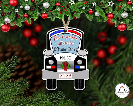 Police Ornament - Gift for Policeman - First Responder Gift - Occupation Gifts