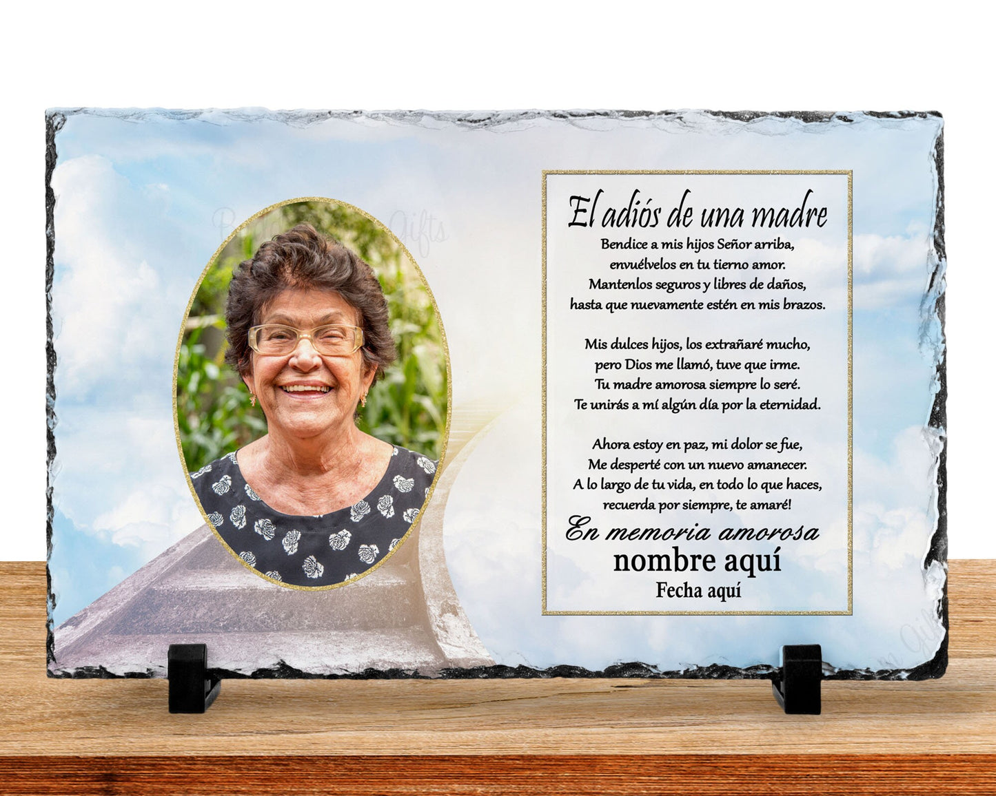 Loss of Mom Plaque, El adiós de una madre, Spanish Loss Of Mother Sympathy Gift