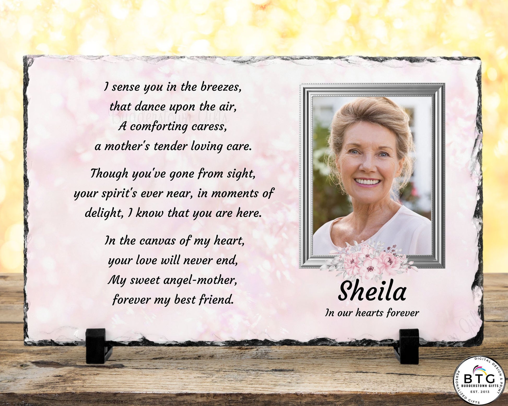 Remembering You, Sympathy Gift, Loss of a Loved One, Remembrance Gift, Memorial Plaque, Personalized Memorial