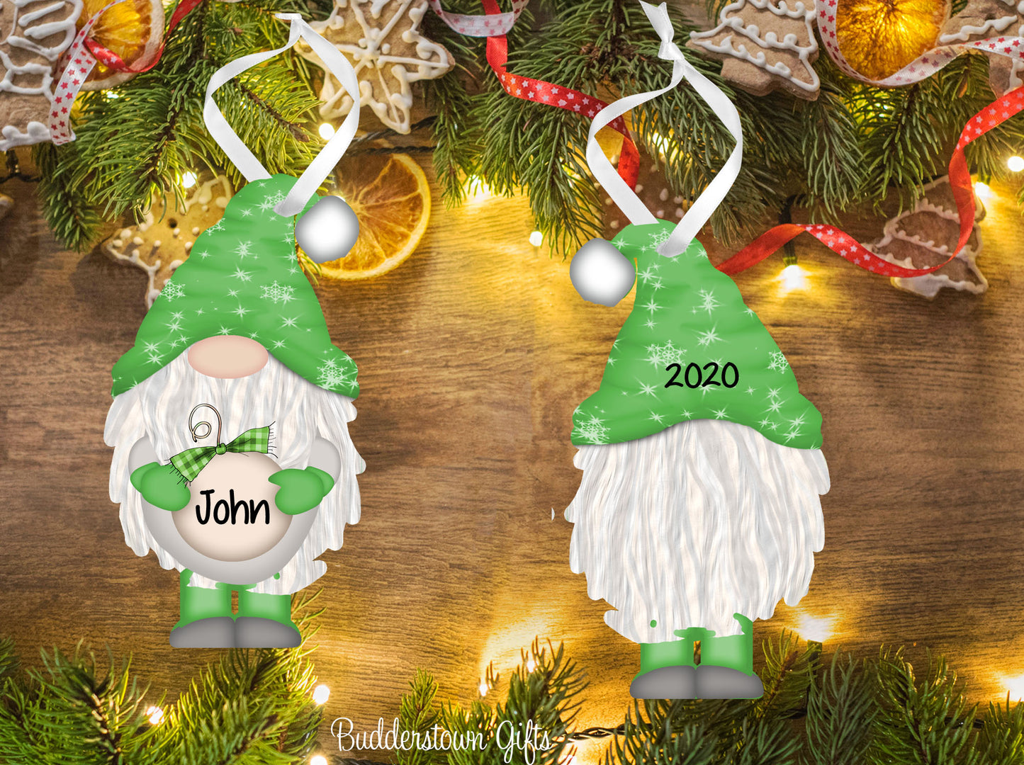 PG Holiday Gnomes / Christmas GNOME Ornaments - with  or without Braids