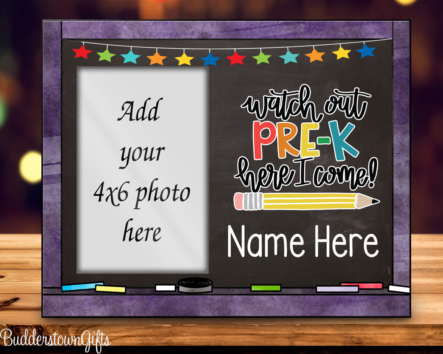 8x10 watch out prek Frame