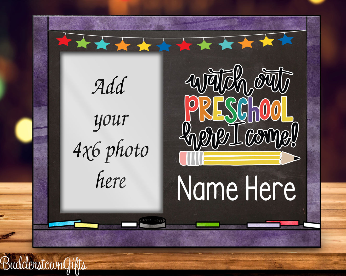 Watch Out Preschool Here I Come - Personalized Frame - graduation - Preschool