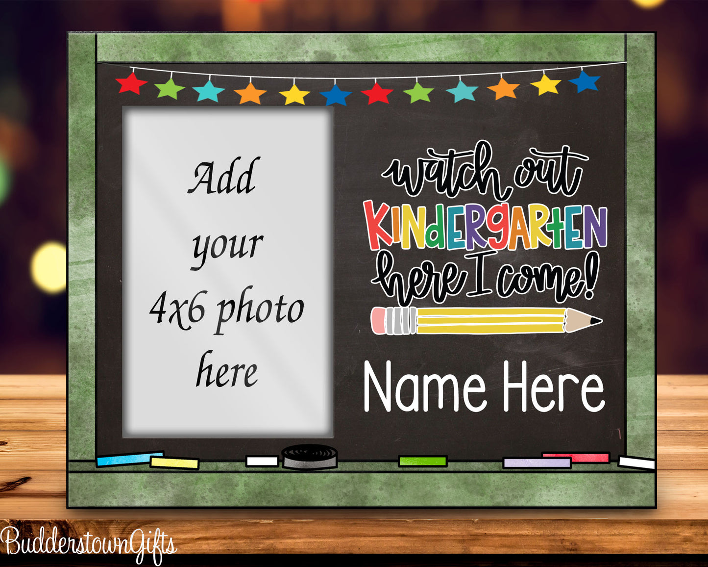 Watch Out Kindergarten Here I Come - Personalized Frame - graduation - Kindergarten