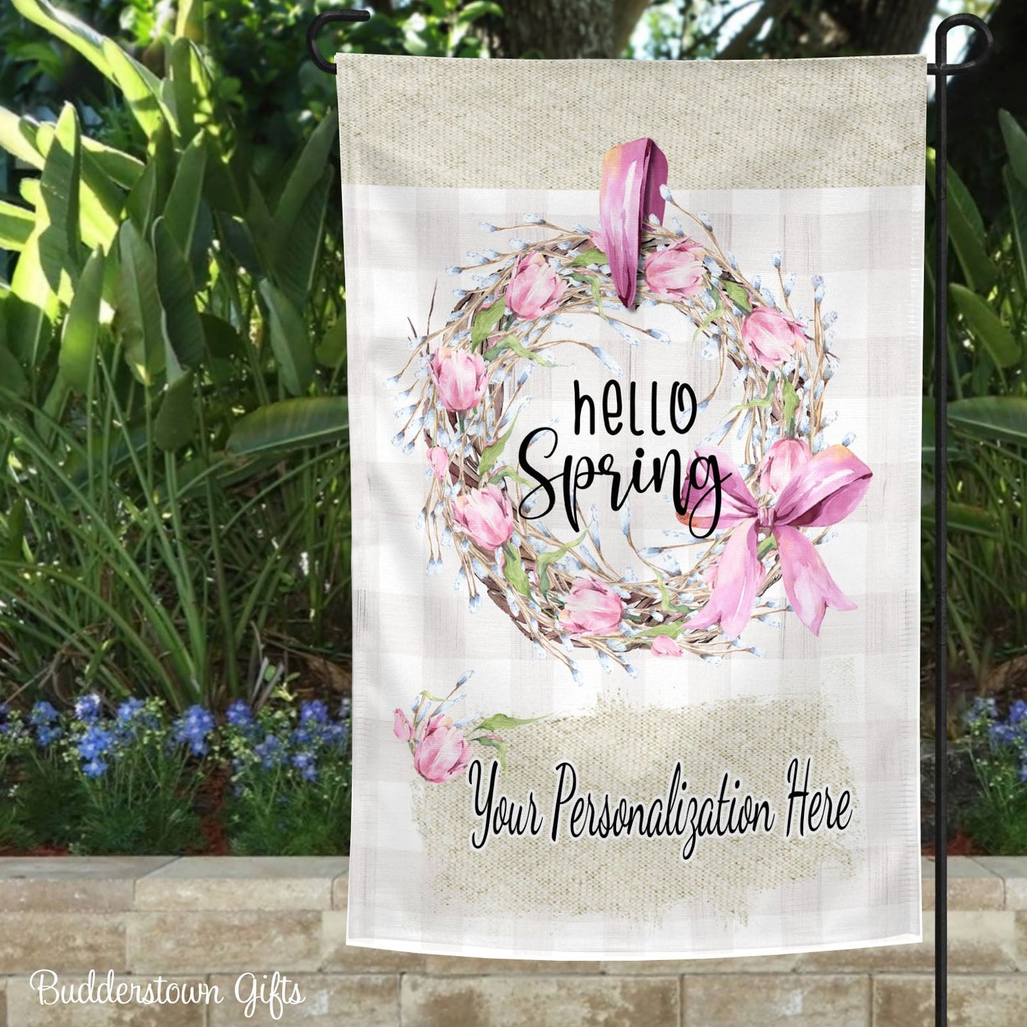 Welcome Spring | Spring Garden Flag | Home Decor | Yard Decor